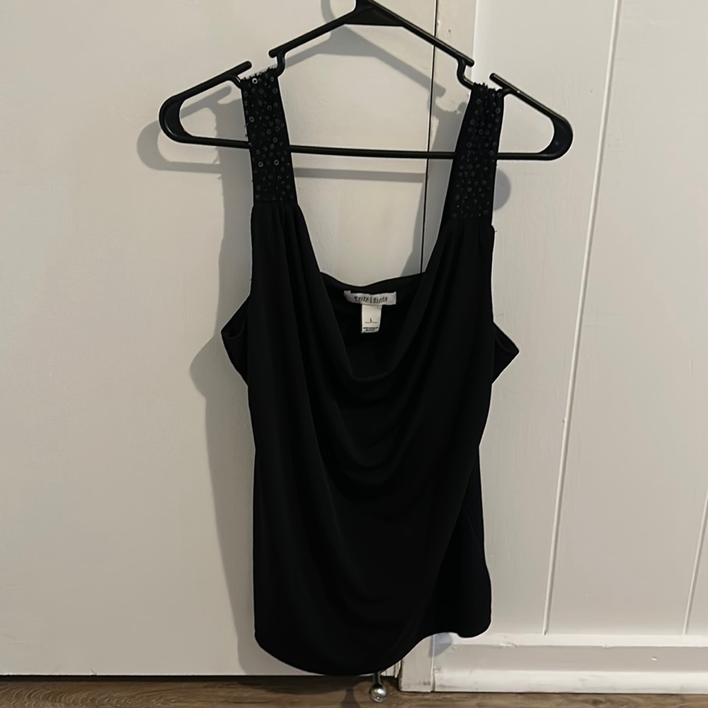 White House Black Market blouse with sequins
